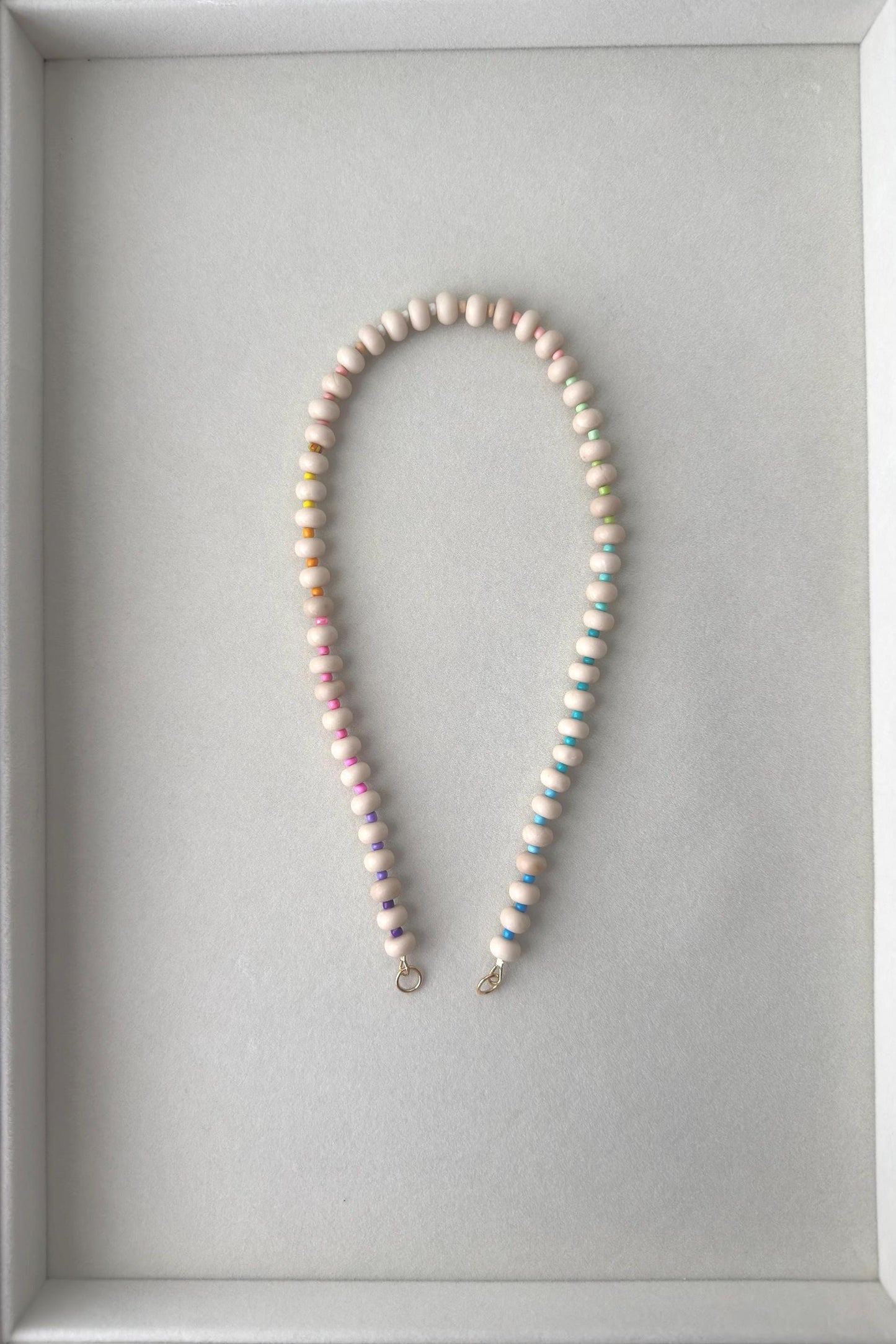 River Stone #2 Ombré Gemstone Necklace