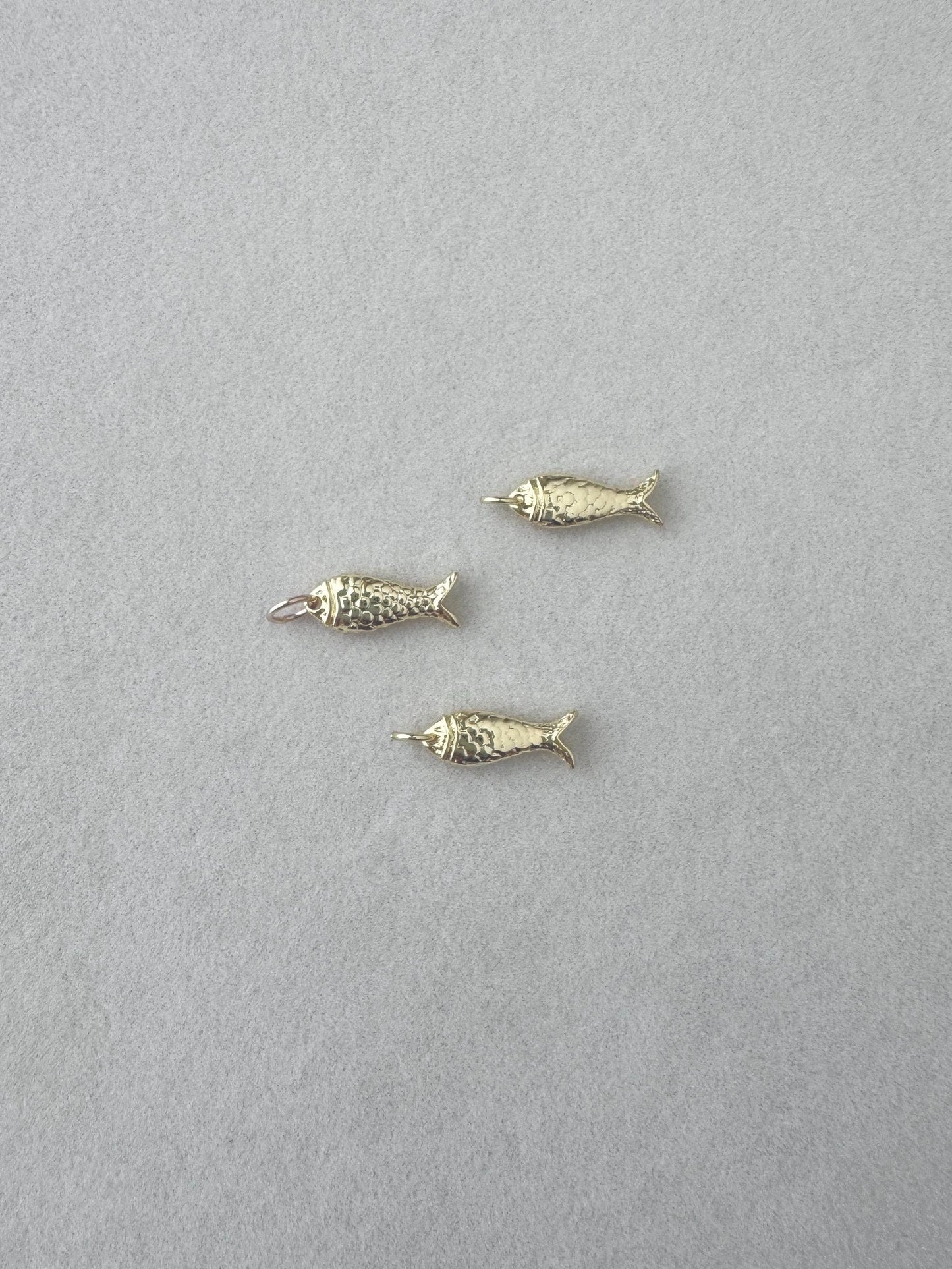 Gold Fish Charms: Coastal Summer Keepsake Charms