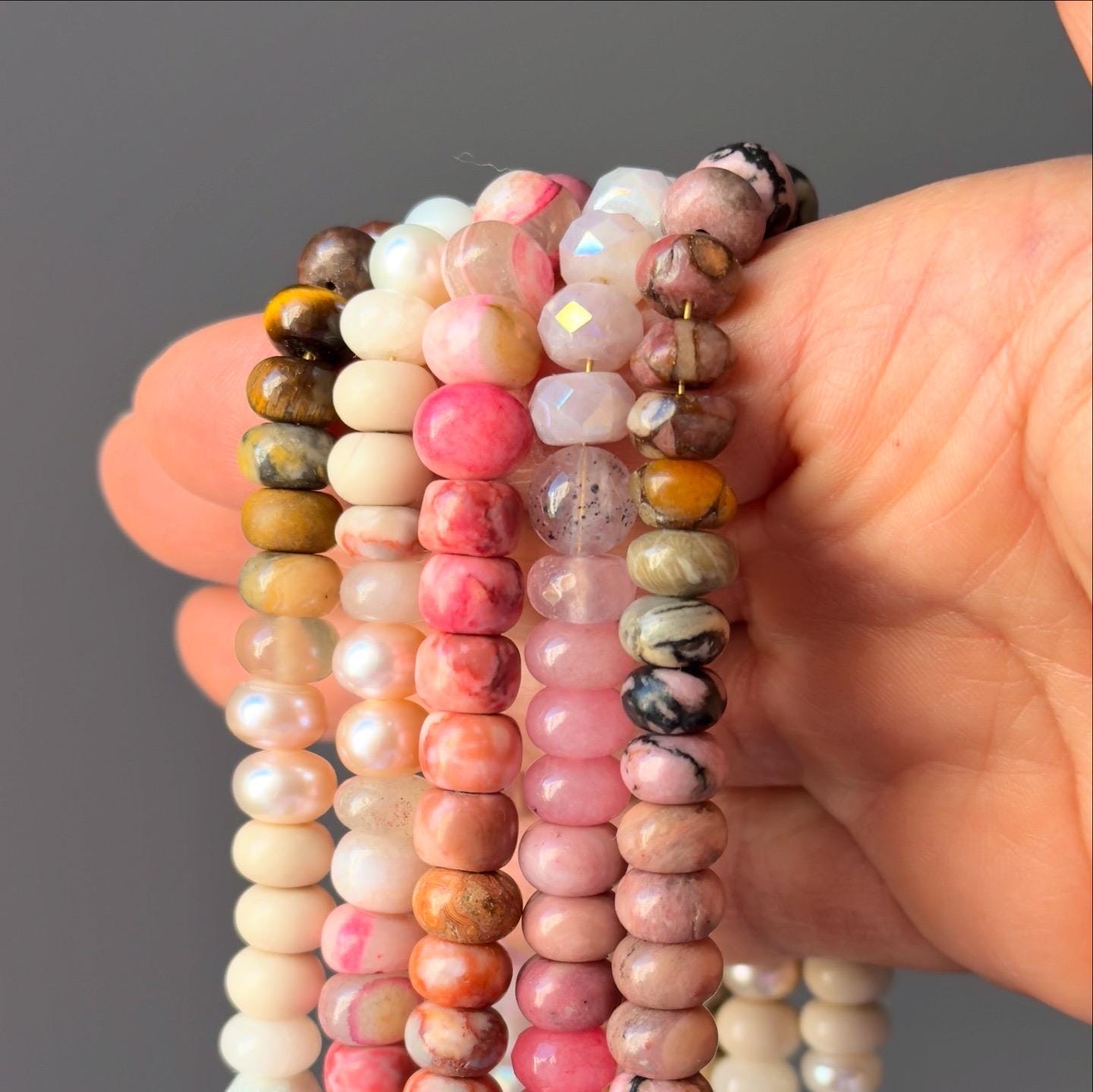 Rosewood #2 Ombré Gemstone Bracelet