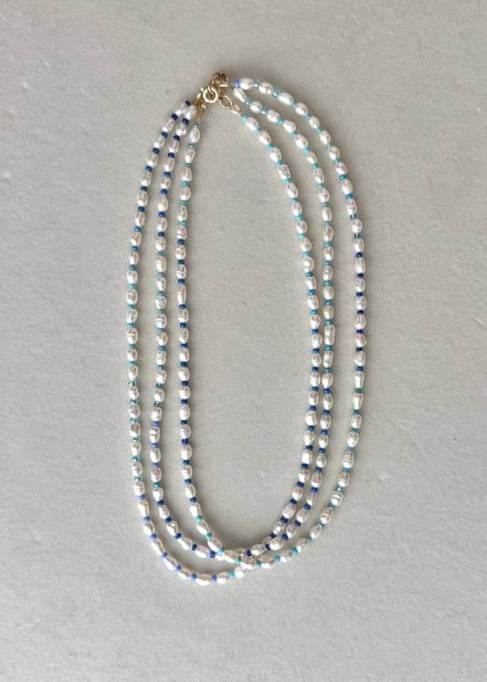 Blue Current Necklace
