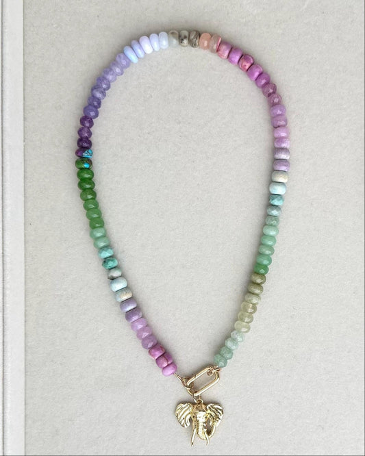 Hydrangea #1 Ombré Necklace: 50 Shades of Hydrangea Series