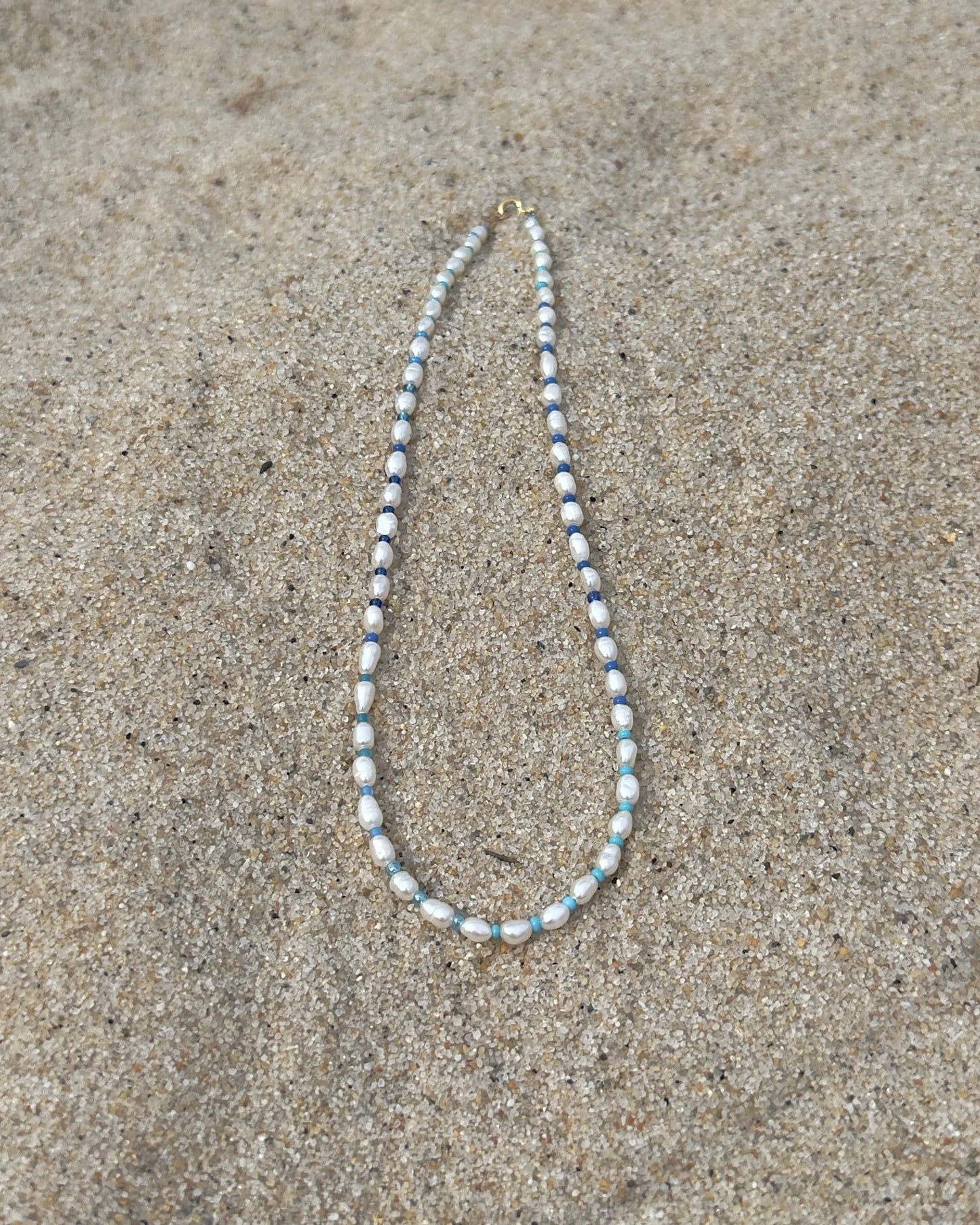Blue Current Necklace