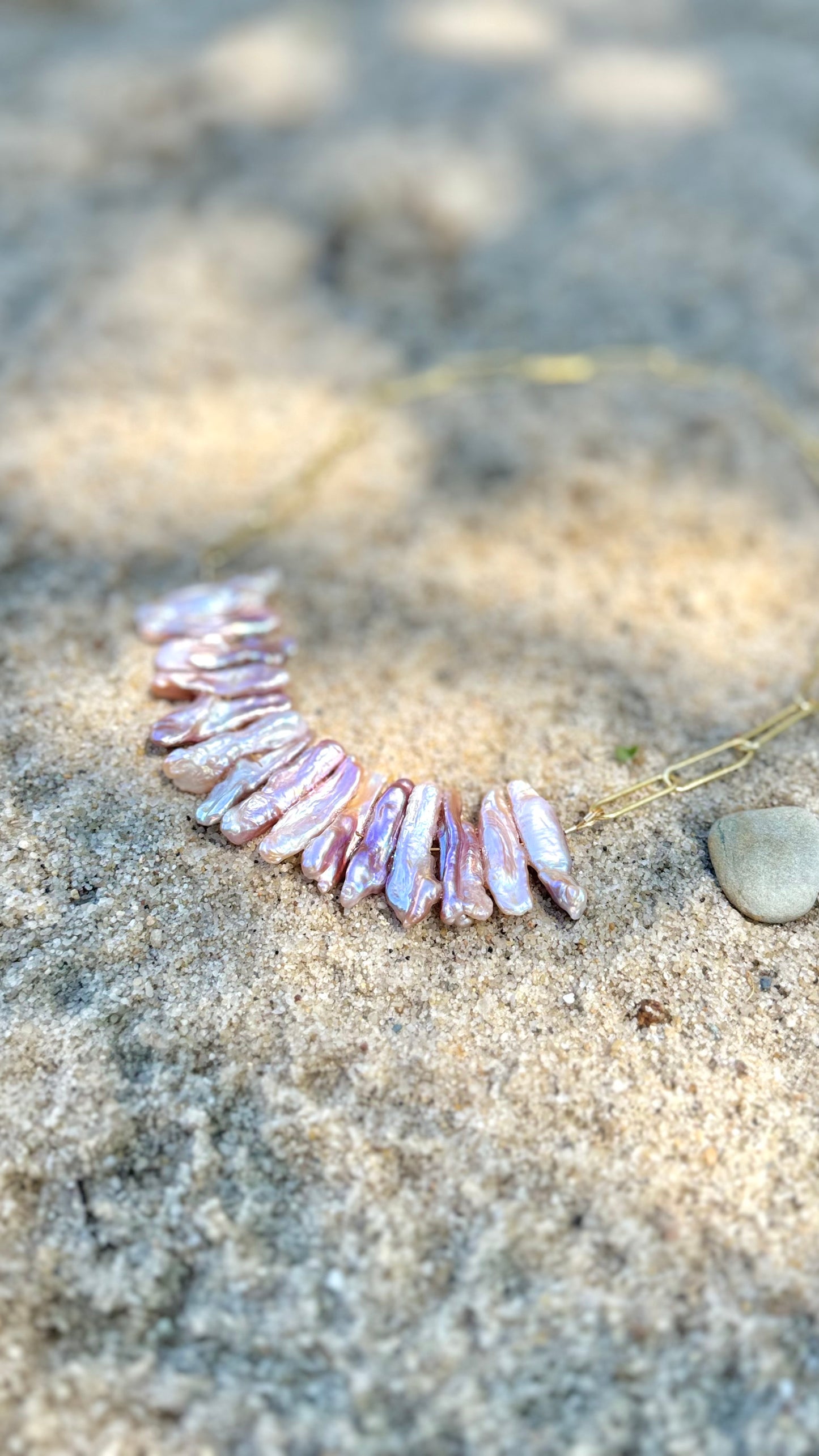 Soft Glow Pearl Collar Necklace