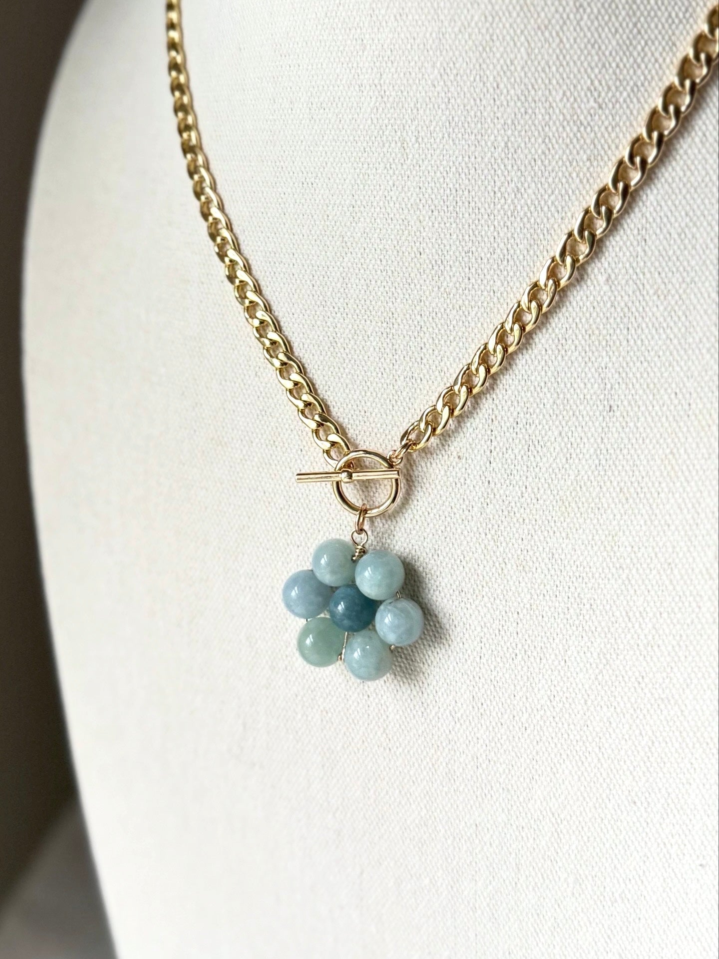 Flora Pendant — Bluebell
