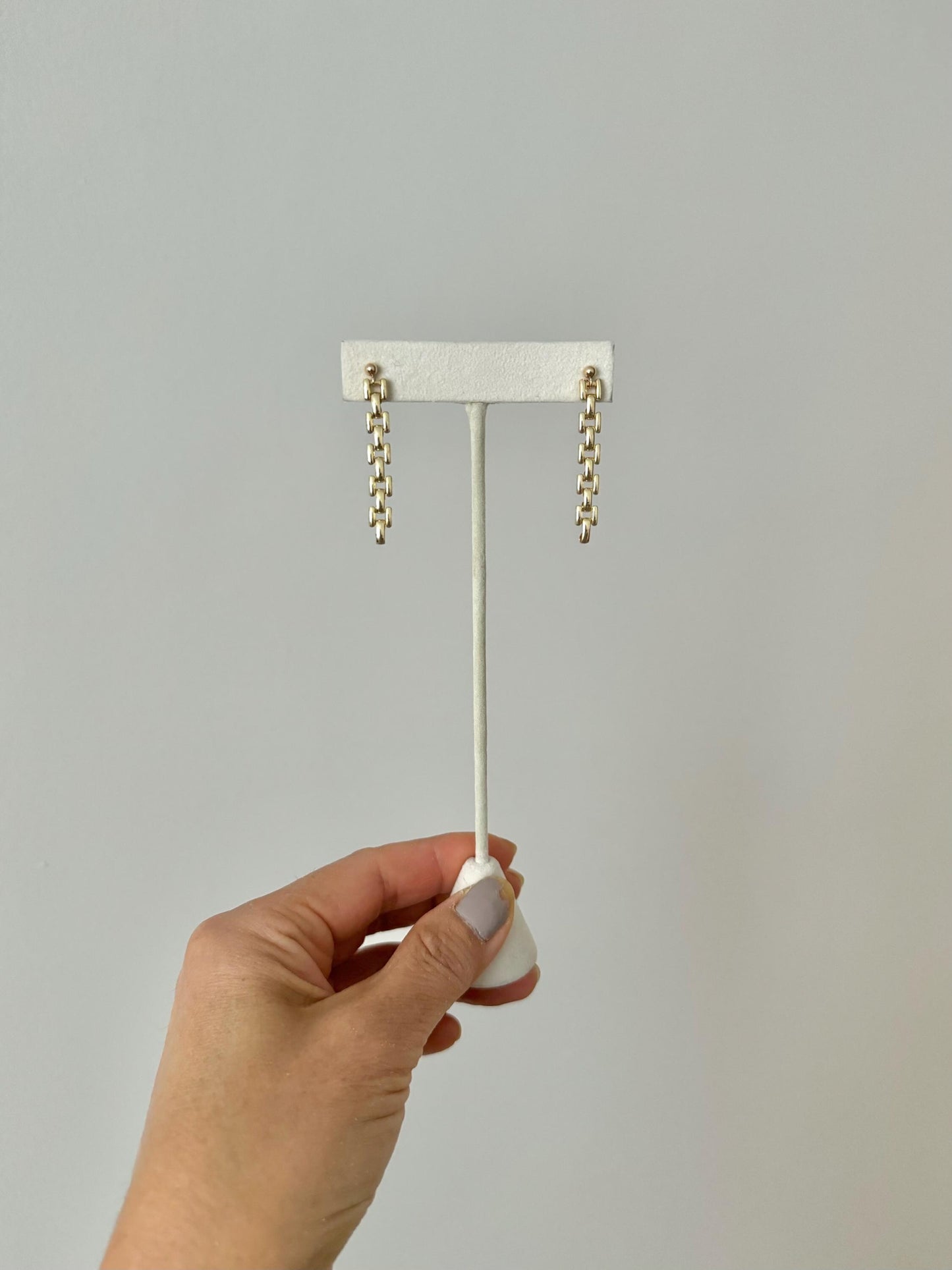 Vintage Rolex Link Earrings: gorgeous vintage style links with 14kt gold filled ball post and earring backs