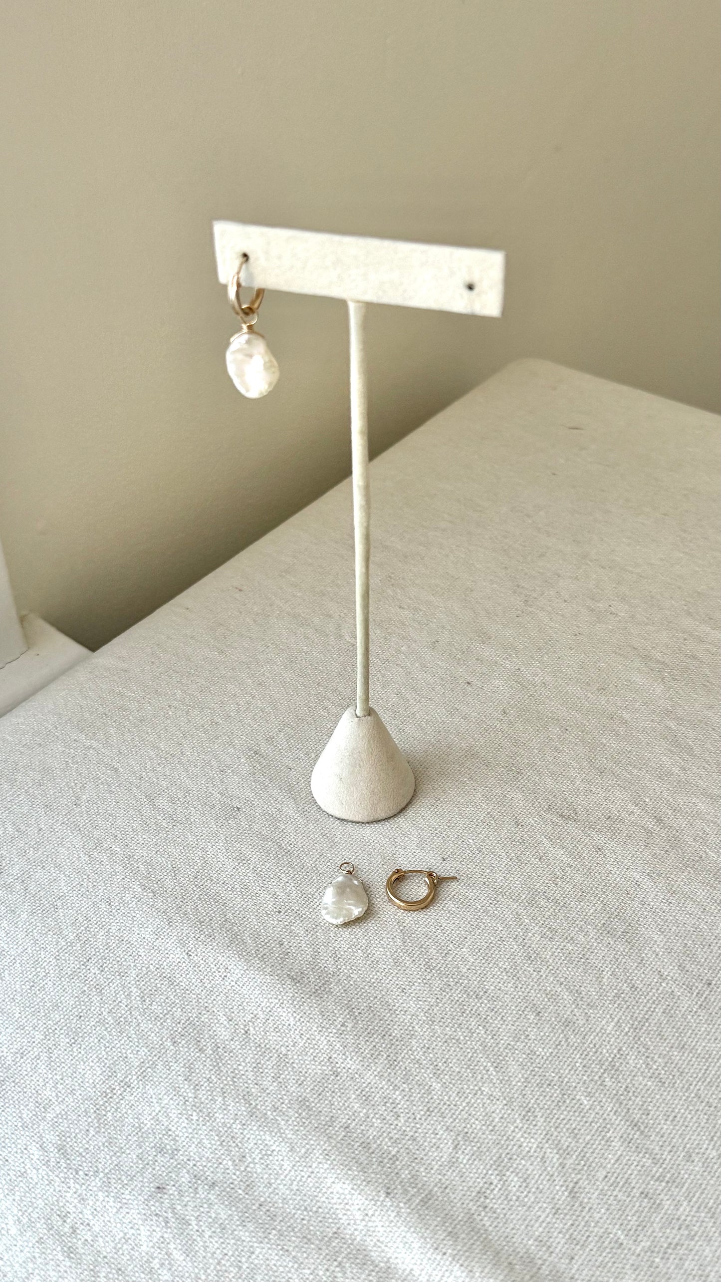 Always Hoops & Petal Pearl Charms
