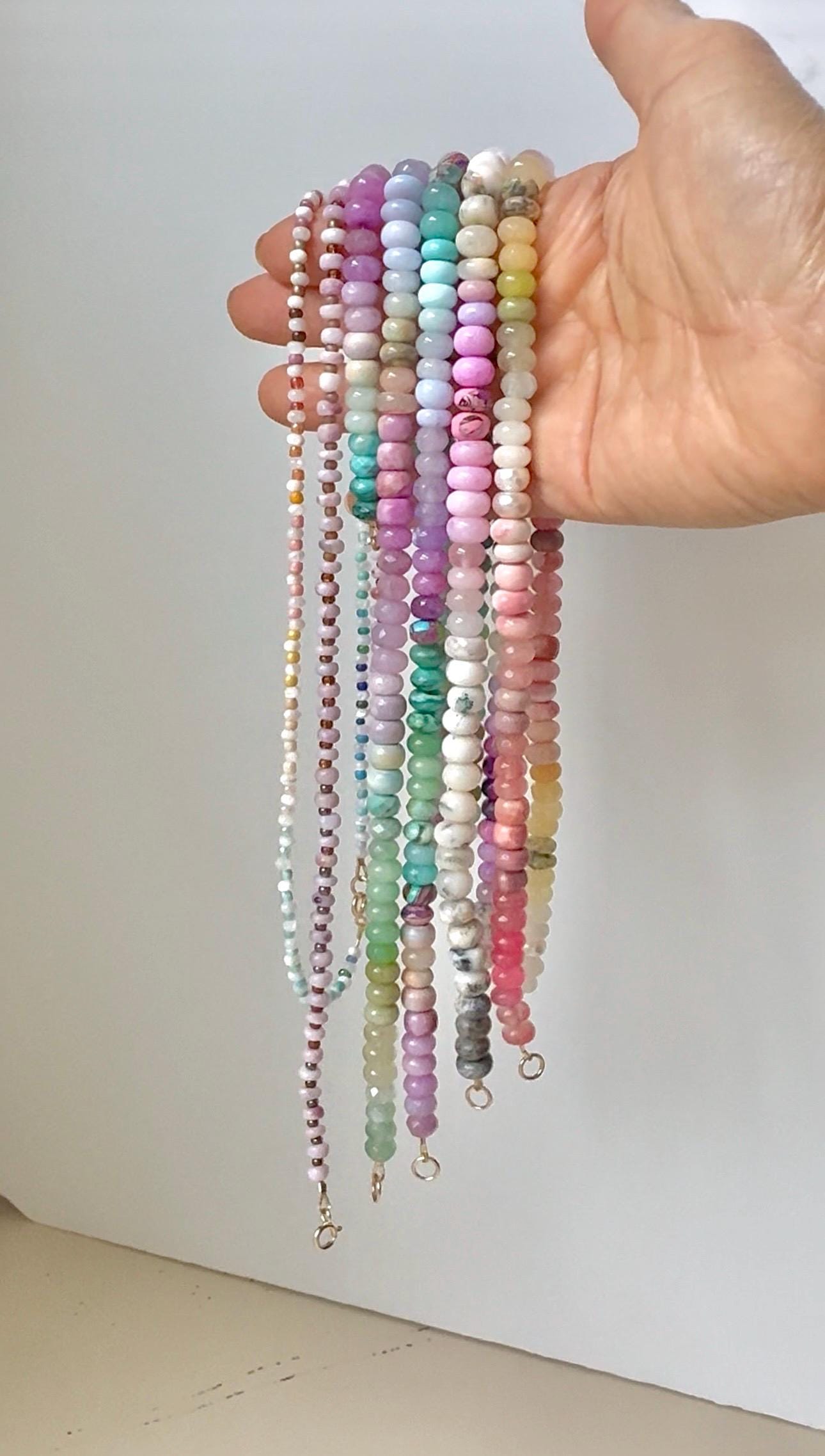 Hydrangea #1 Ombré Necklace: 50 Shades of Hydrangea Series