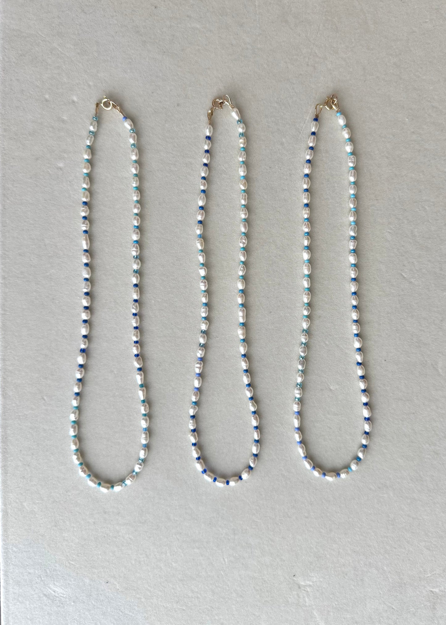 Blue Current Necklace