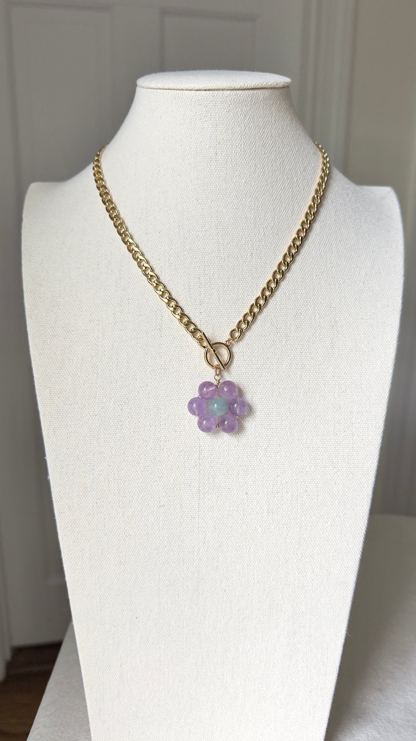 Flora Pendant — Violet Dew
