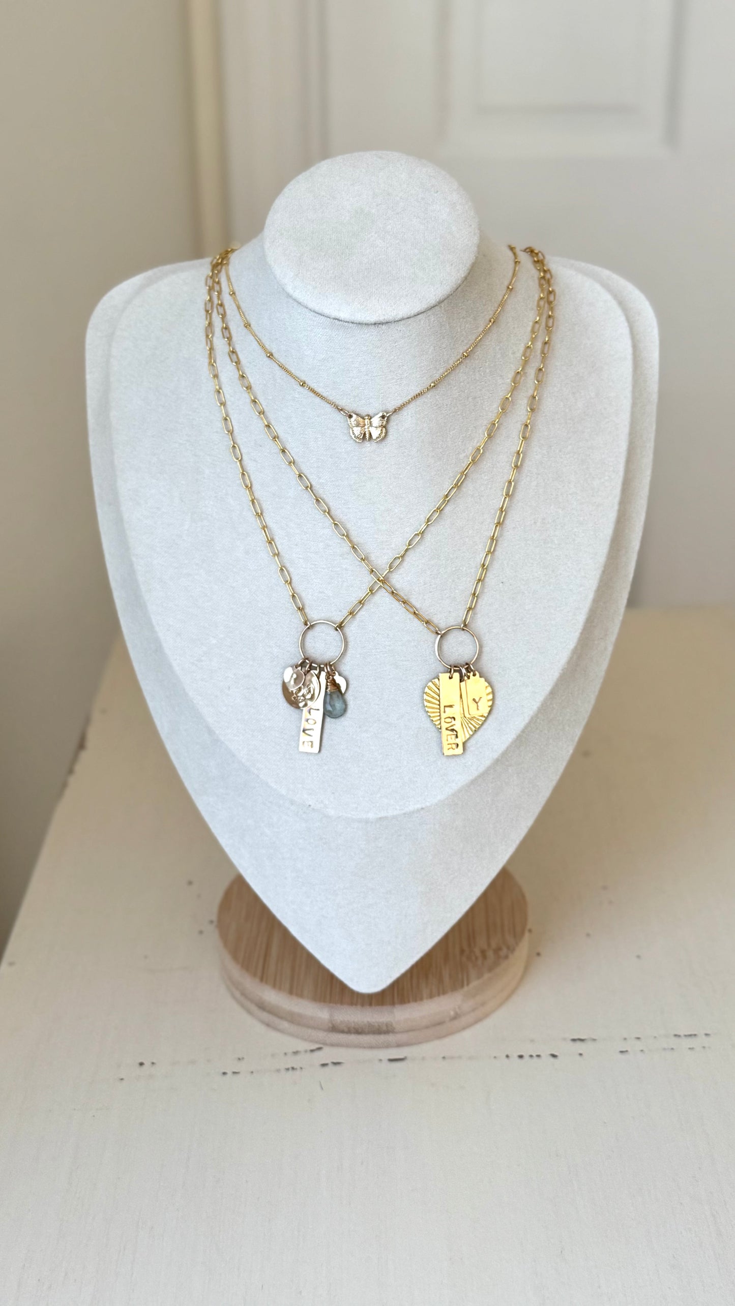 Monarch Butterfly Pendant Necklace