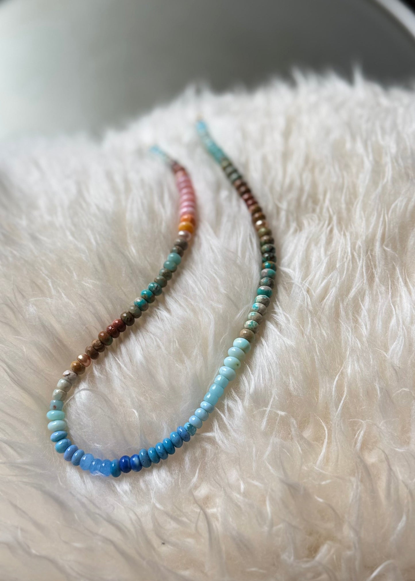 Glimmer Series — TIDAL EMBER Midi Ombré Necklace