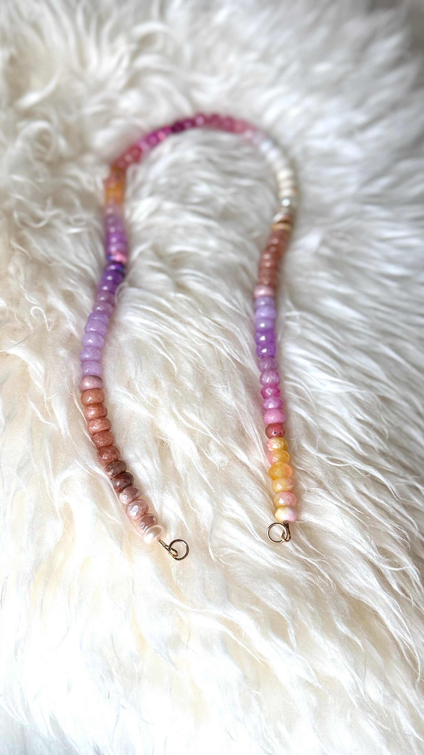 Morada Skies Series — SUNSET BLOOM Ombré Necklace