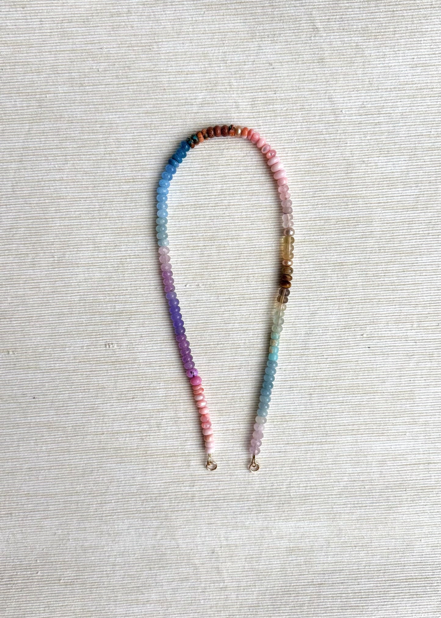 Morada Skies Series — PETAL HORIZON Midi Ombré Necklace