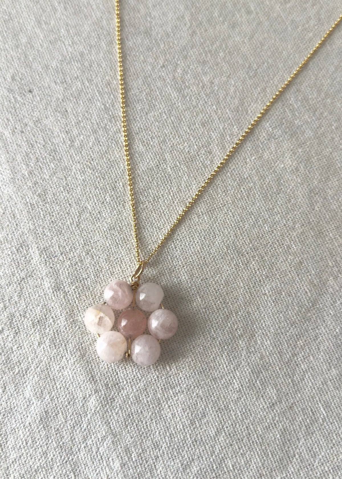 Flora Pendant — Petal Blush
