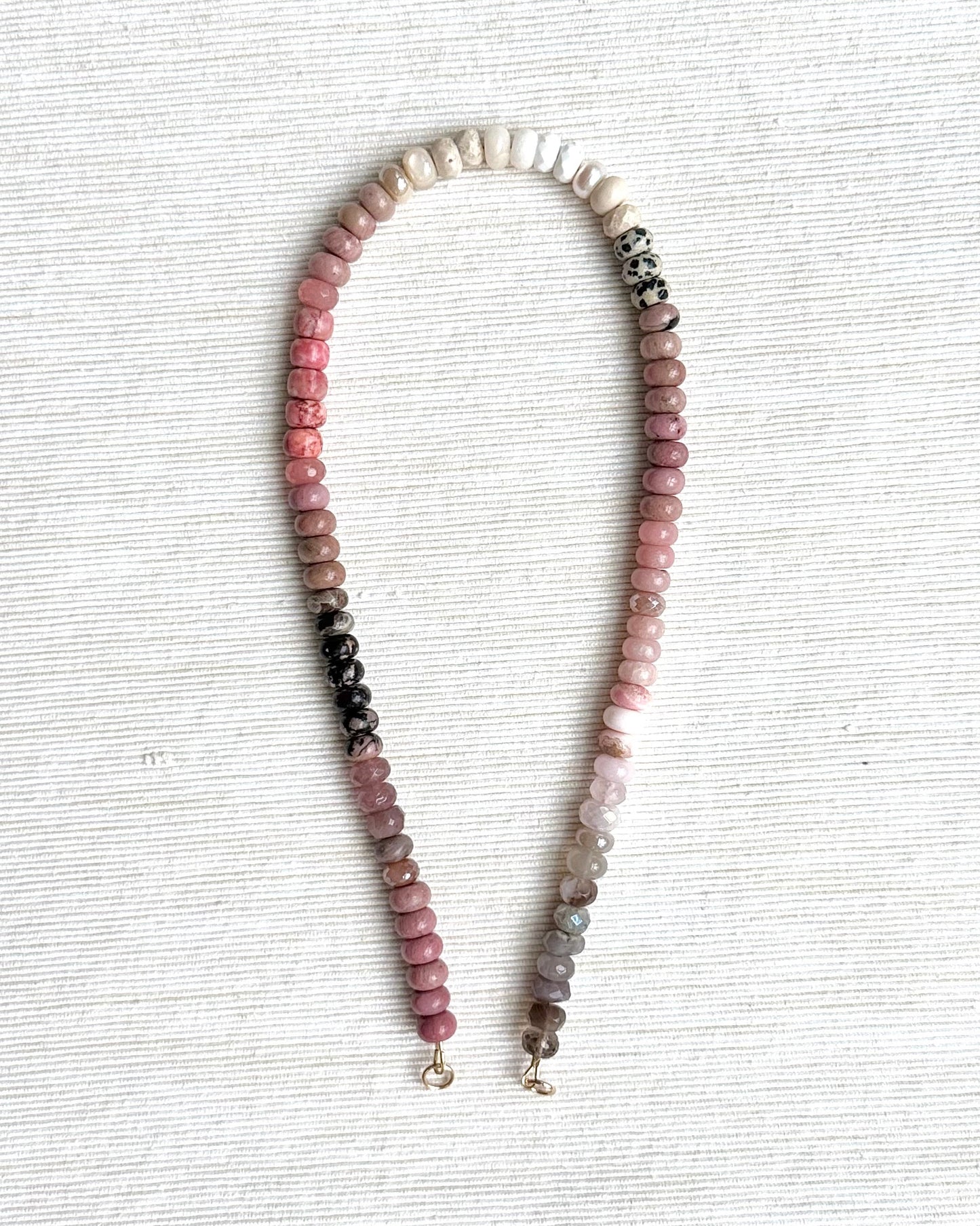 Rosewood Series — ROSE CLAY Ombré Necklace