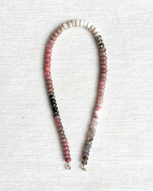 Rosewood Series — ROSE CLAY Ombré Necklace