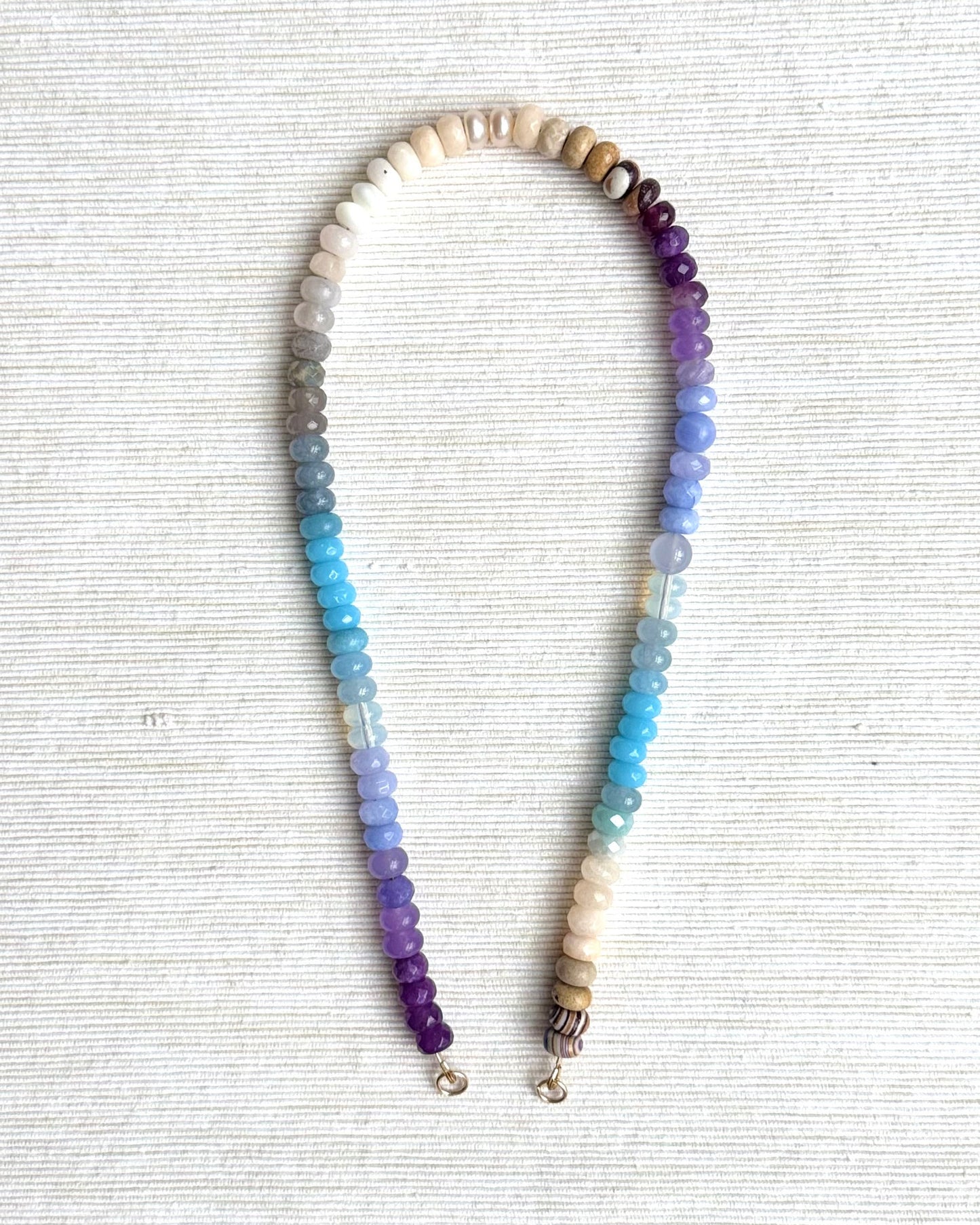 Morada Skies Series — TWILIGHT SHELL Ombré Necklace