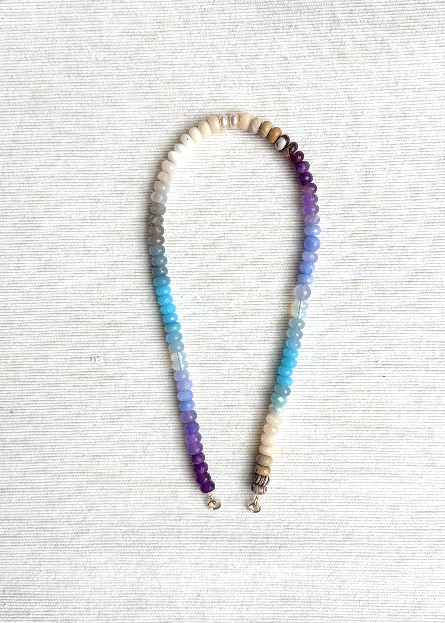 Morada Skies Series — TWILIGHT SHELL Ombré Necklace