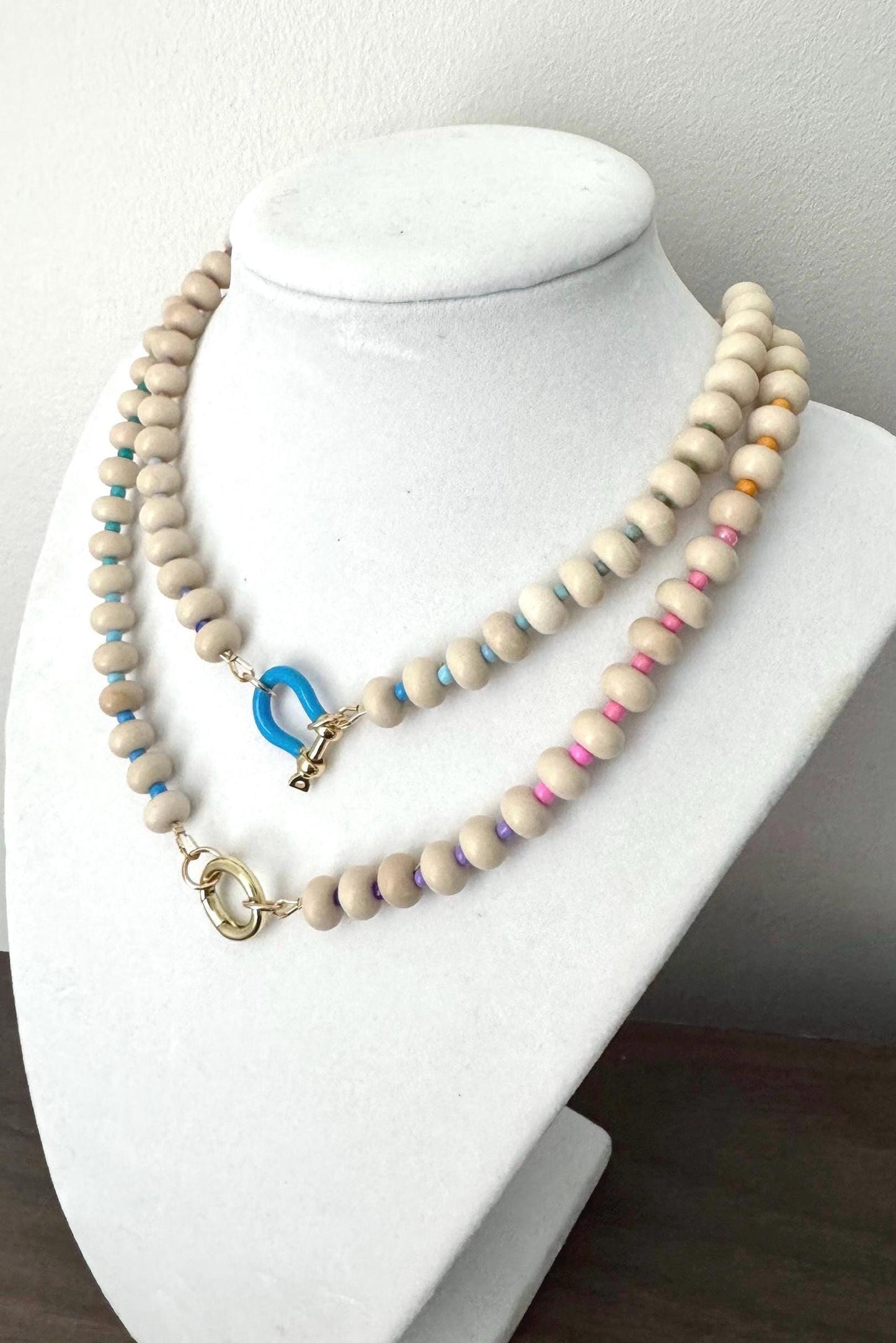 River Stone #2 Ombré Gemstone Necklace
