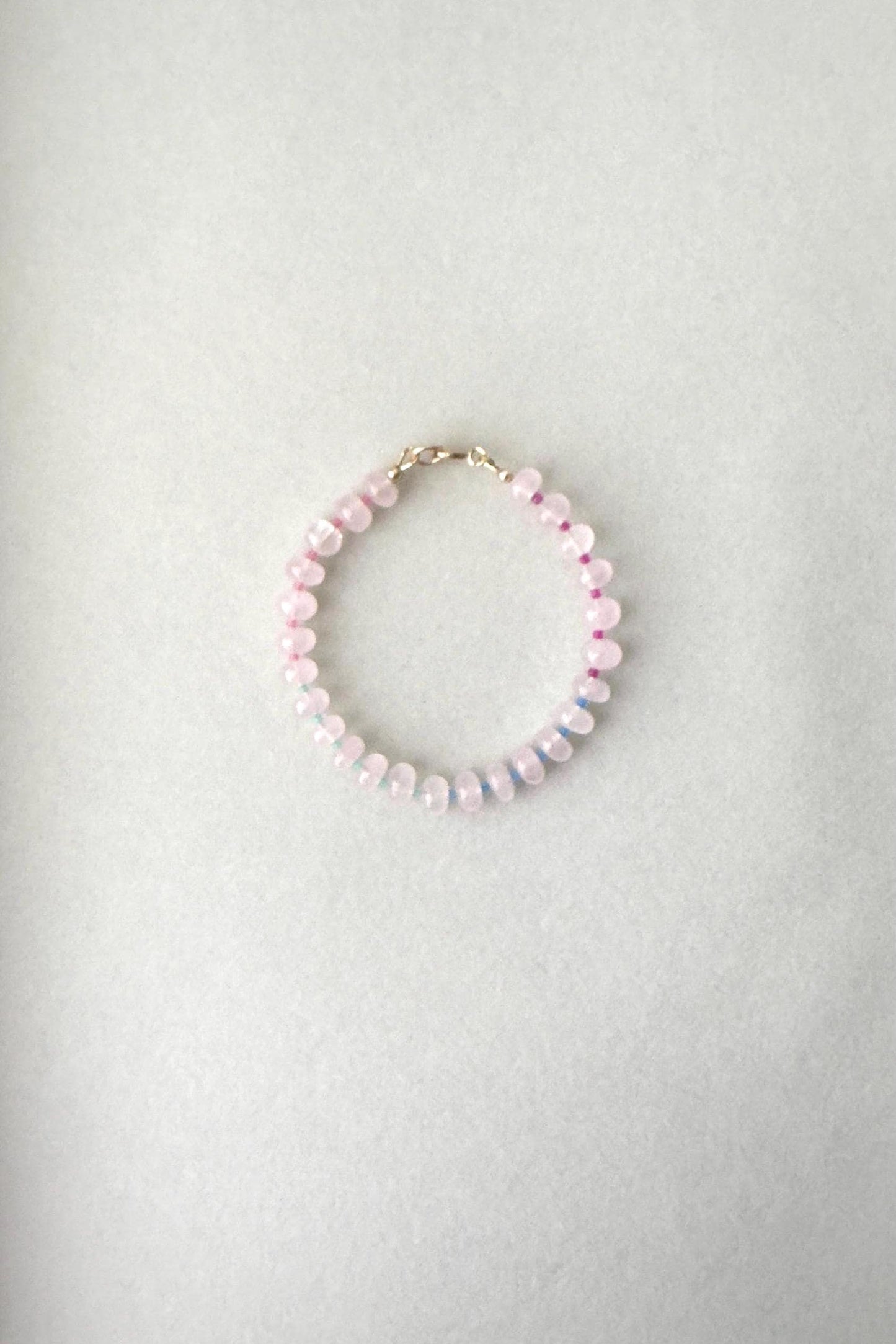 Madagascar Rose Quartz Ombré Bracelet